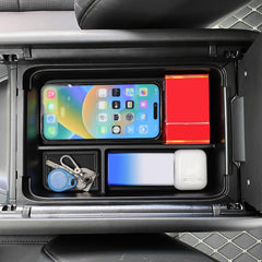 LUCKEASY storage box with multi compartments for Santa Fe keeps essentials organized.