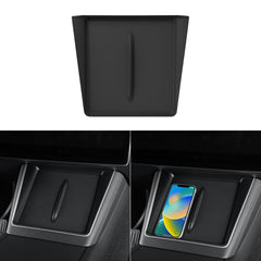 LUCKEASY anti-slip silicone base keeps phone steady during Model Y driving