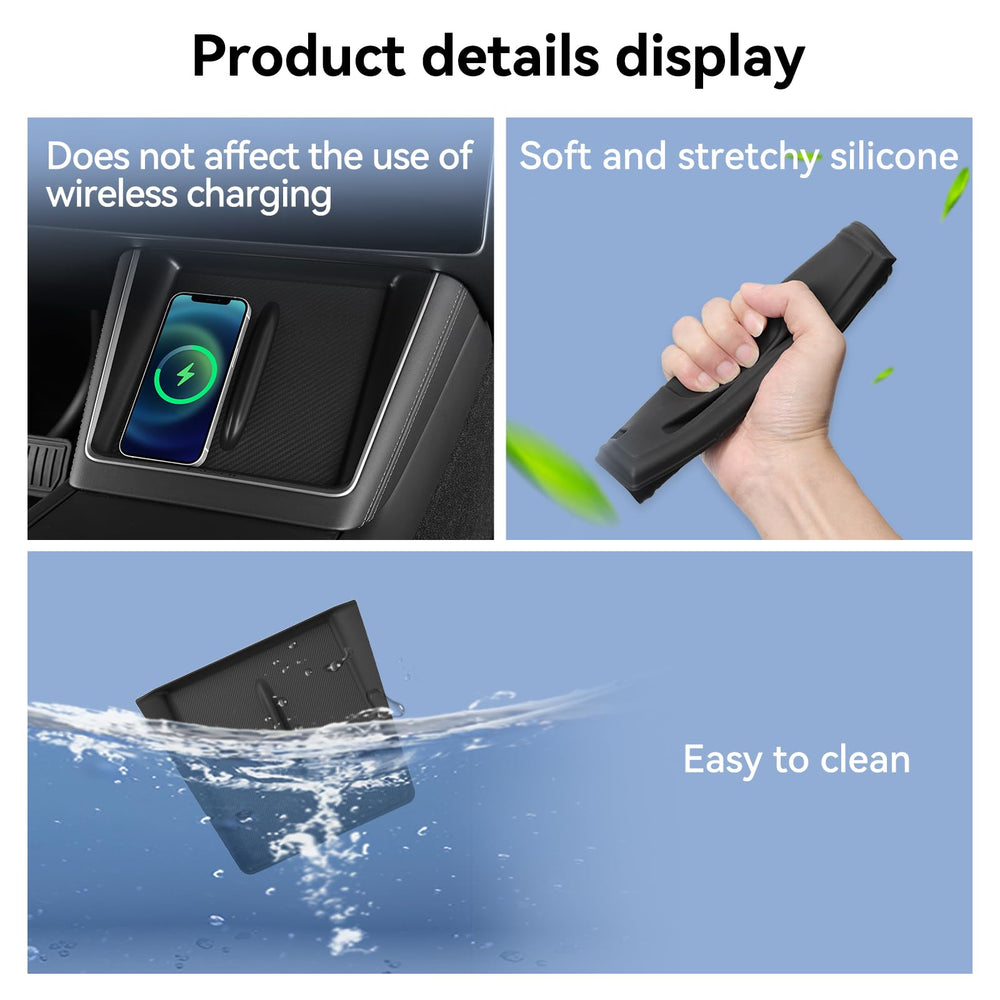LUCKEASY wear-resistant silicone resists dust and stains in Model Y