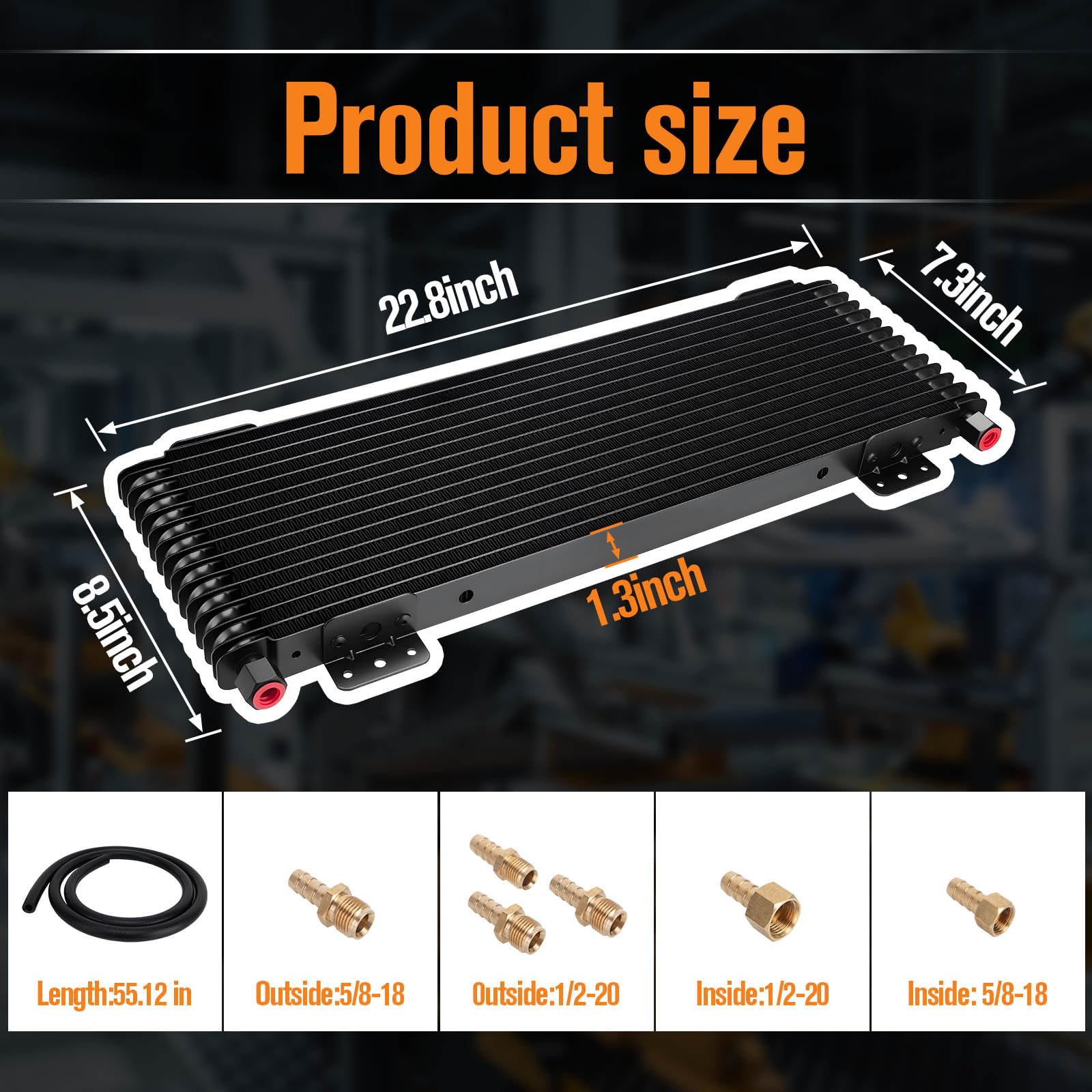Lucky Seven 40k cooler fins close-up highlights robust heat dissipation.
