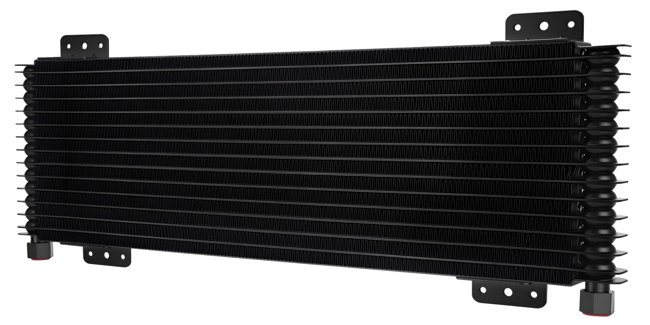 Lucky Seven 40k transmission cooler front view optimized for heavy-duty cooling.