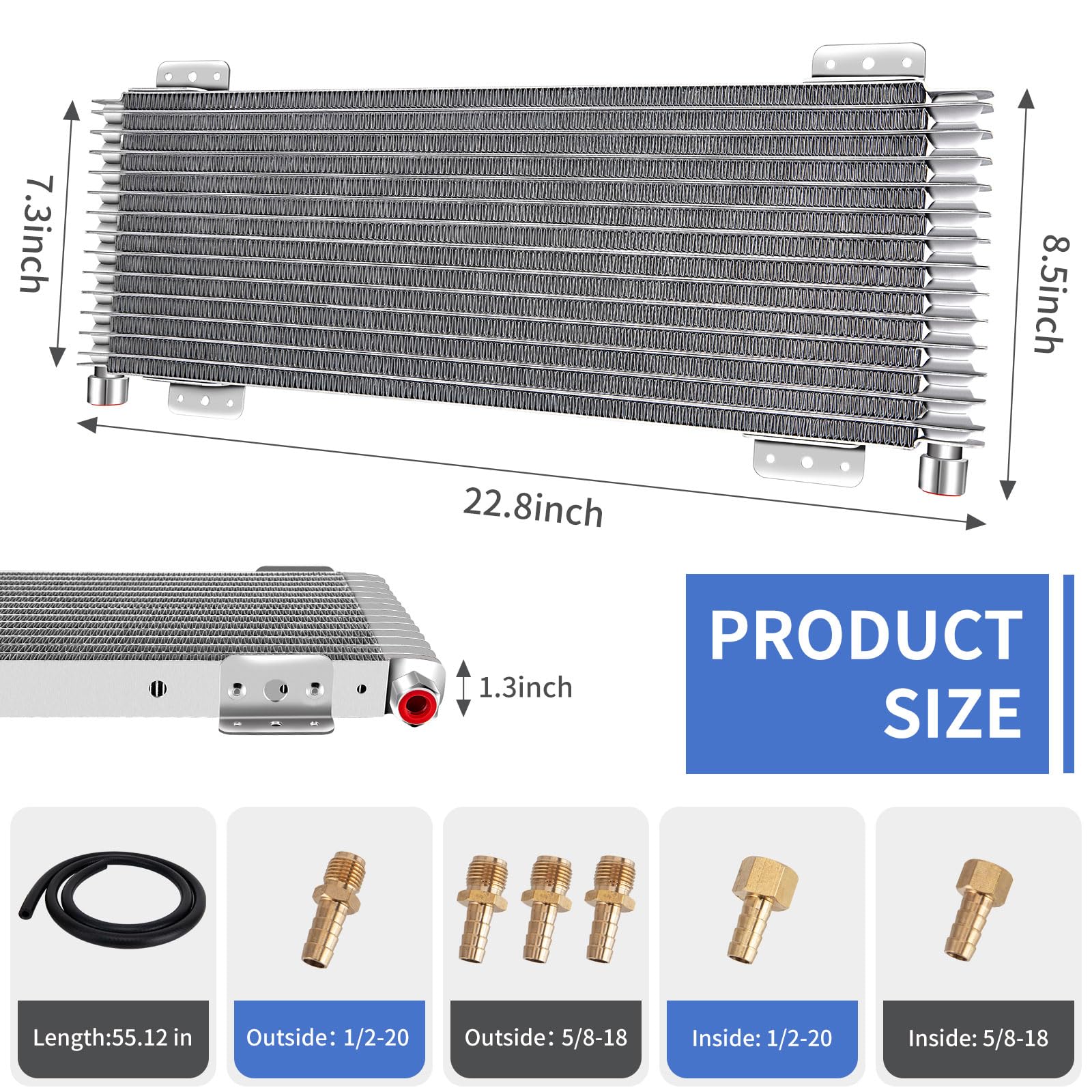 Lucky Seven 40k cooler packaging with hardware highlights complete kit for quick setup.