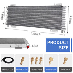 Lucky Seven 40k cooler packaging with hardware highlights complete kit for quick setup.