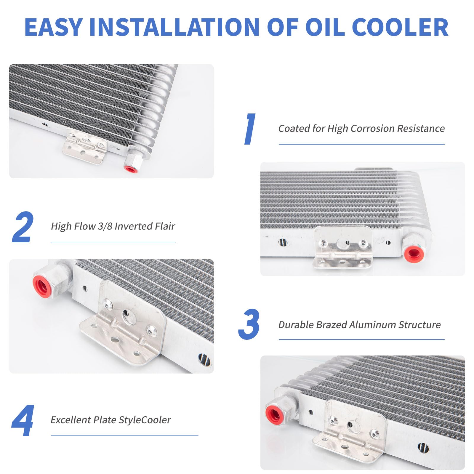 Lucky Seven 40k cooler side mounting hardware shows easy installation and secure fit.