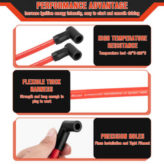 Lucky Seven 100% silicone outer insulator for extreme engine temps.
