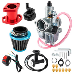 Lucky Seven VM22 carburetor kit front view for upgraded throttle response