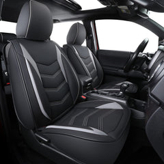 LUCKYMAN CLUB Tacoma M9 full-set seat covers in black-gray protect seats and refresh interior