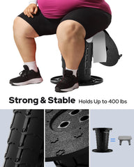 LuckyNov triple-spring stability keeps the toilet steady on uneven ground.