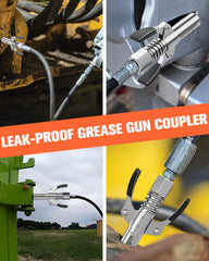Luckywagon non-slip dual-handle design ensures secure grip during lubrication.