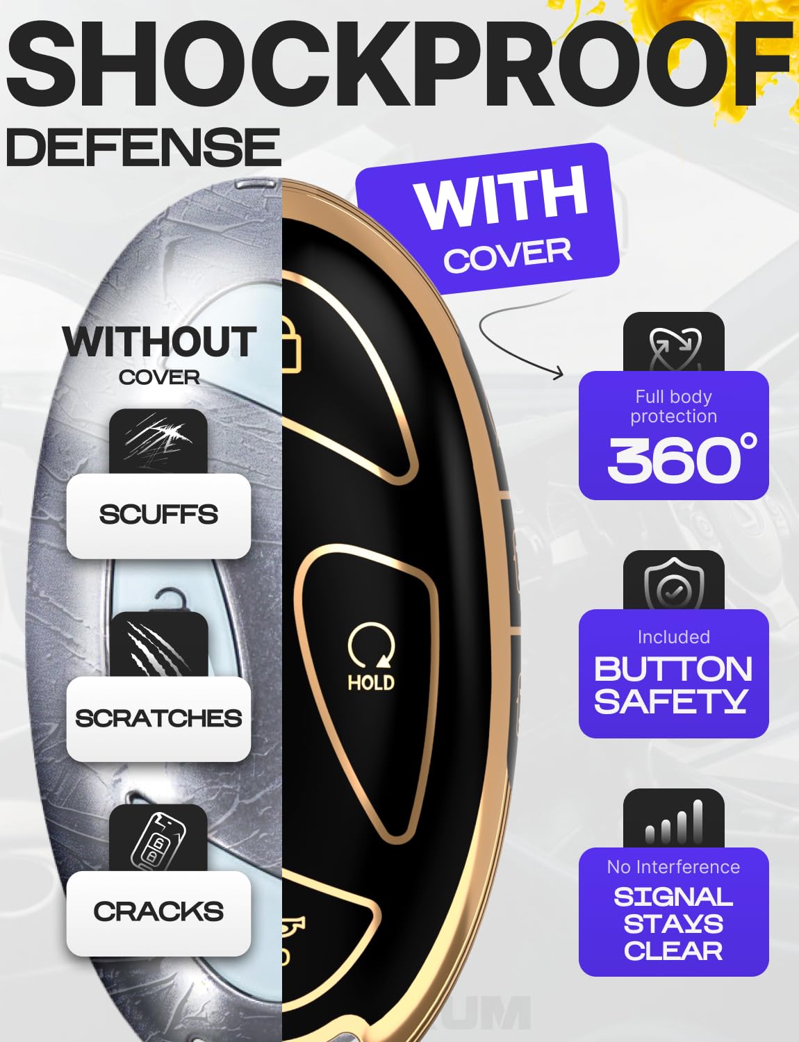 Lucrum sturdy carabiner clip keeps keys clipped securely