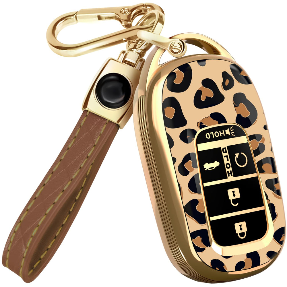 Lucrum Honda key fob cover front view with stylish protection and responsive buttons