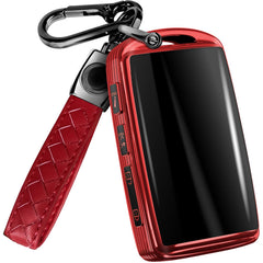 Lucrum Mazda fob cover front view offering sleek protection and grip
