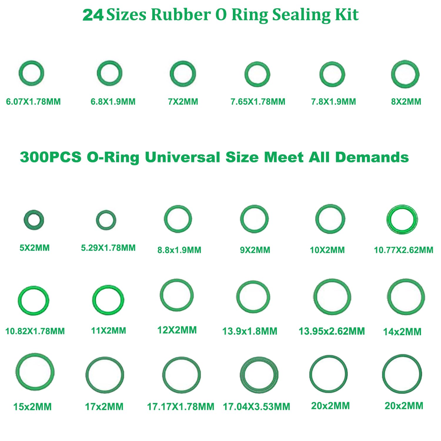Lucstar AC gasket universal size demonstrates broad compatibility across vehicle components.