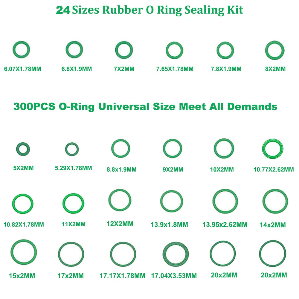 Lucstar AC gasket universal size demonstrates broad compatibility across vehicle components.