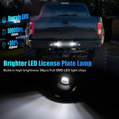 LUDARM LED license plate light IP67 waterproof proofing on rugged exterior