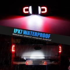 LUDARM LED license plate light with IP67 waterproof sealing resists dust and moisture