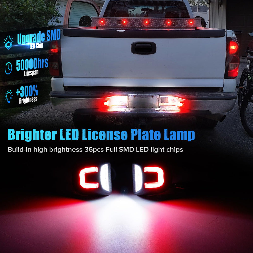 LUDARM LED license plate light for Tahoe and Yukon delivers bright plate illumination