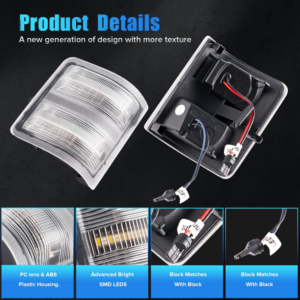 LUDARM LED tow mirror light plug-and-play installation guide