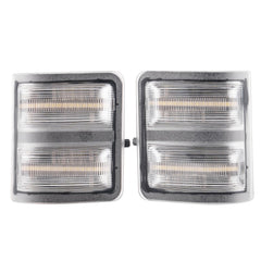 LUDARM LED tow mirror light in white running mode improving side visibility