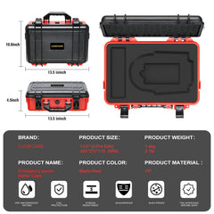 LUGECASE durable hard-shell construction shields your jump starter during travel