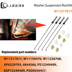 LUGEIRI suspension rods dampen vibration and reduce noise during cycles