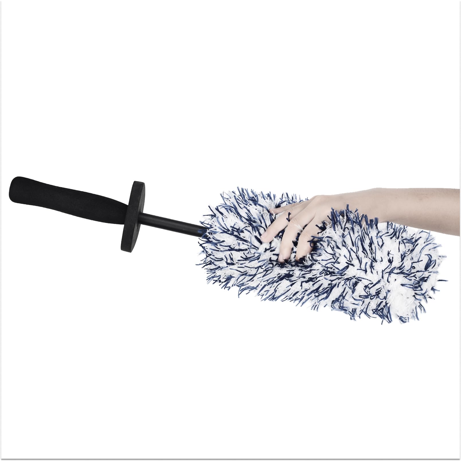 LUKCOZMO detail brush with flexible head cleans tight spaces