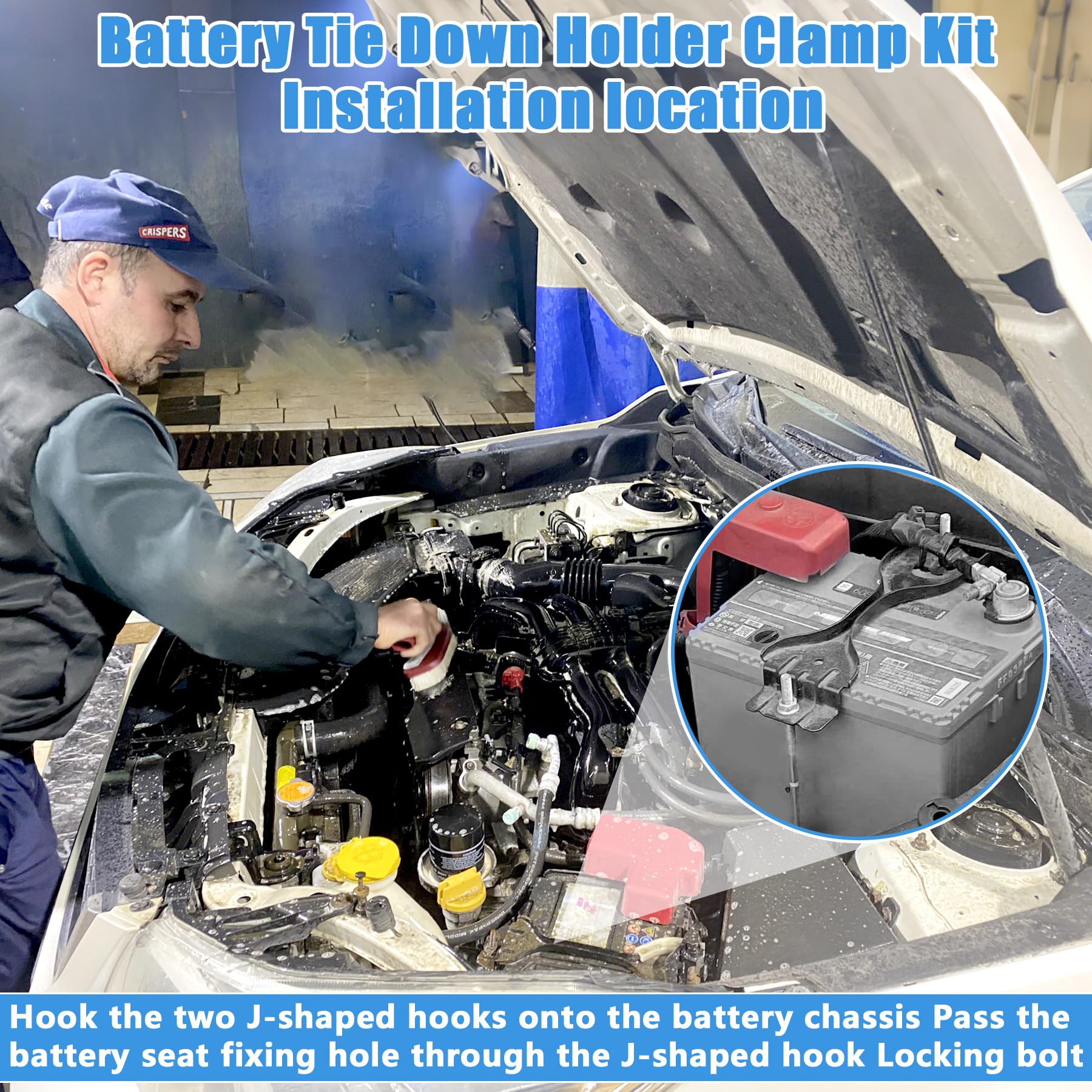 LukeTarp corrosion-resistant hardware, iron and steel with protective coating for long-lasting performance.