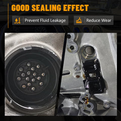 LUKYUCHA transmission filter with gasket kit ready to protect internal components