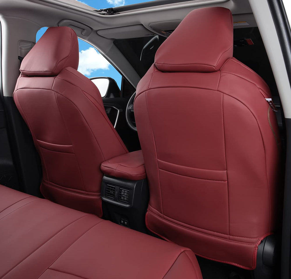 LuLuDa wine red RAV4 VENZA rear seat cover shields passengers