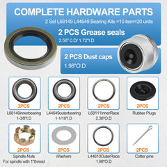 Lumanious inner race L68111 supports precise hub alignment for dependable operation