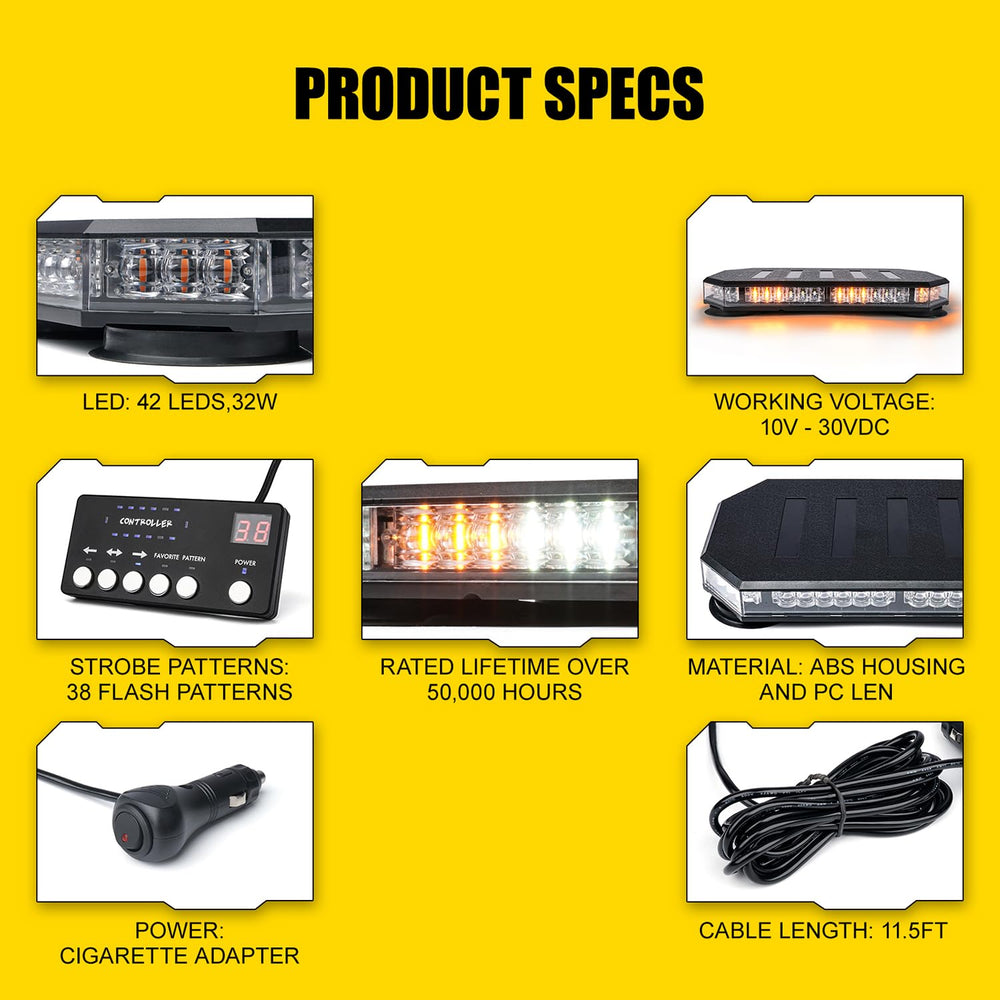 LUMENIX 38-mode strobe beacon supports multi-direction signaling