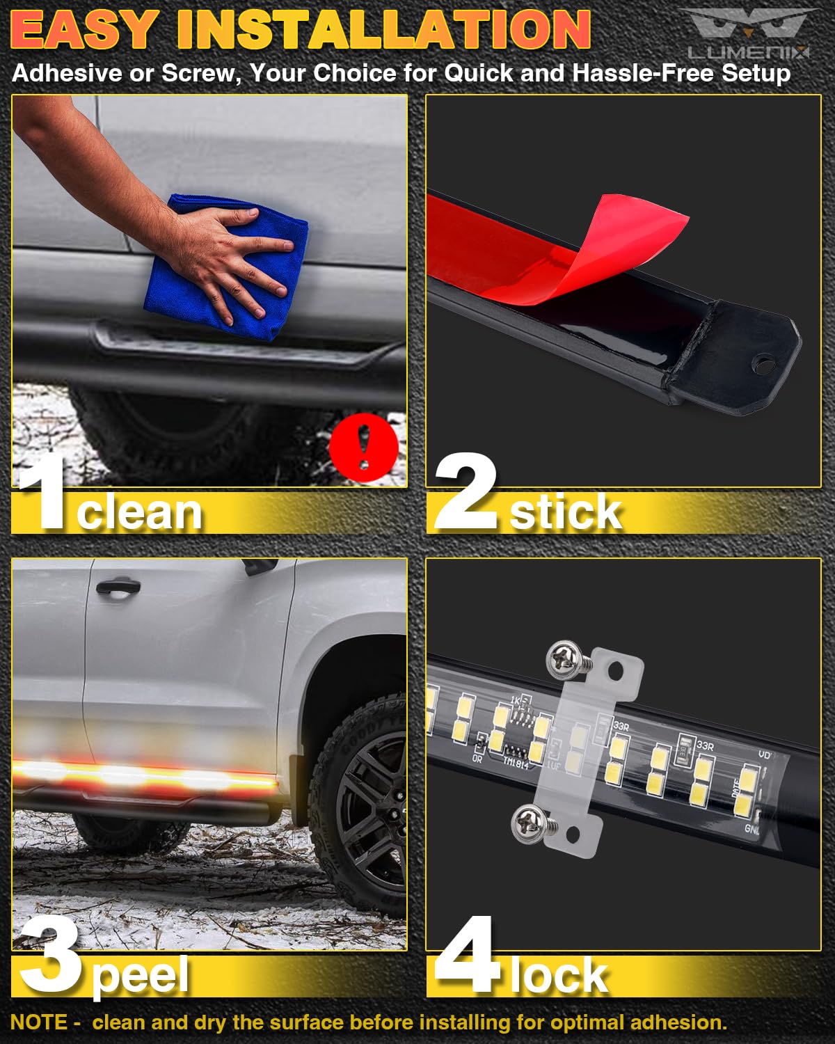 LUMENIX controller enables 35 modes and quick favorite saves for fast signaling.