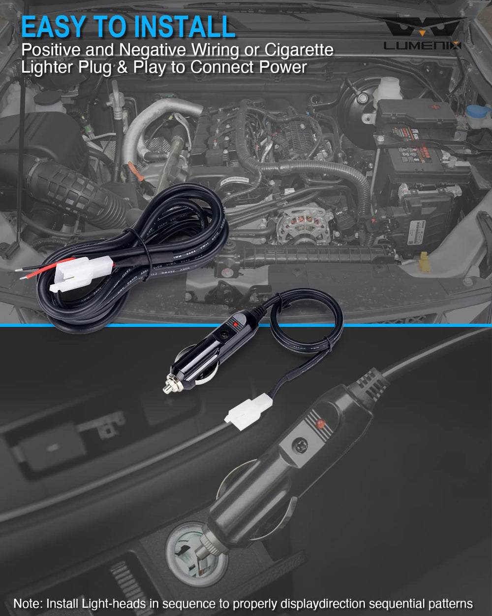 LUMENIX plug-and-play installation for quick setup