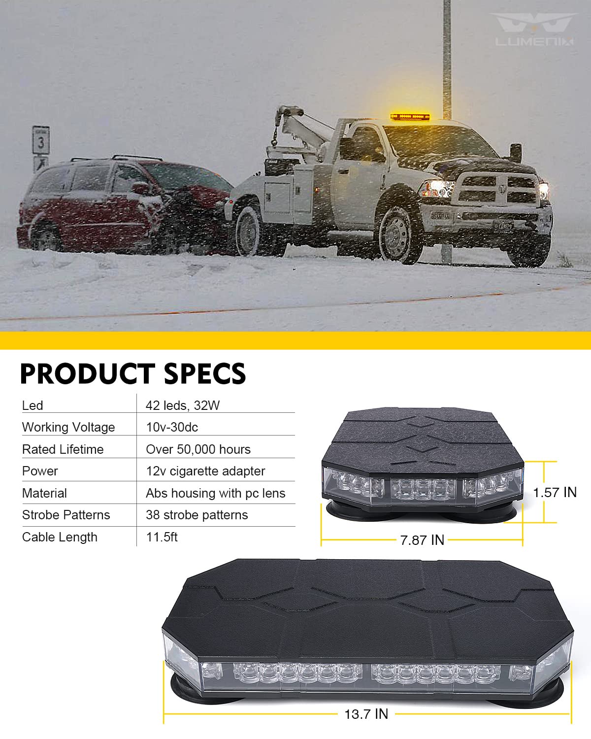 LUMENIX color option demonstrates versatile warning signals for fleets