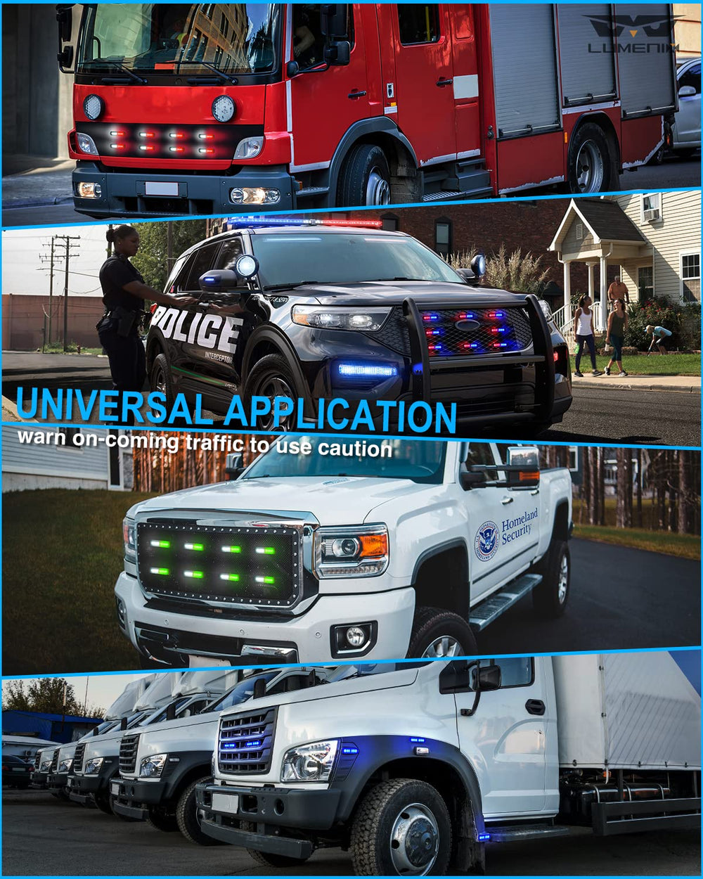 LUMENIX universal emergency use for trucks and responders