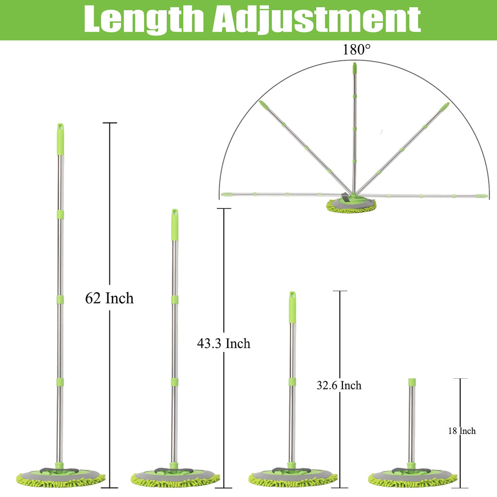 LumiMokki 62 extendable stainless steel pole extended for hard-to-reach spots