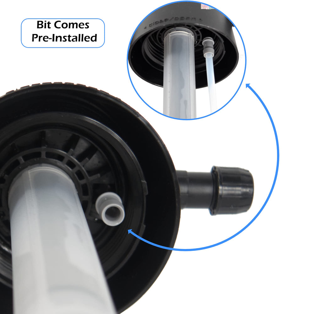 Lumintrail iK Foam PRO 2 wide mouth facilitates quick, spill-free filling
