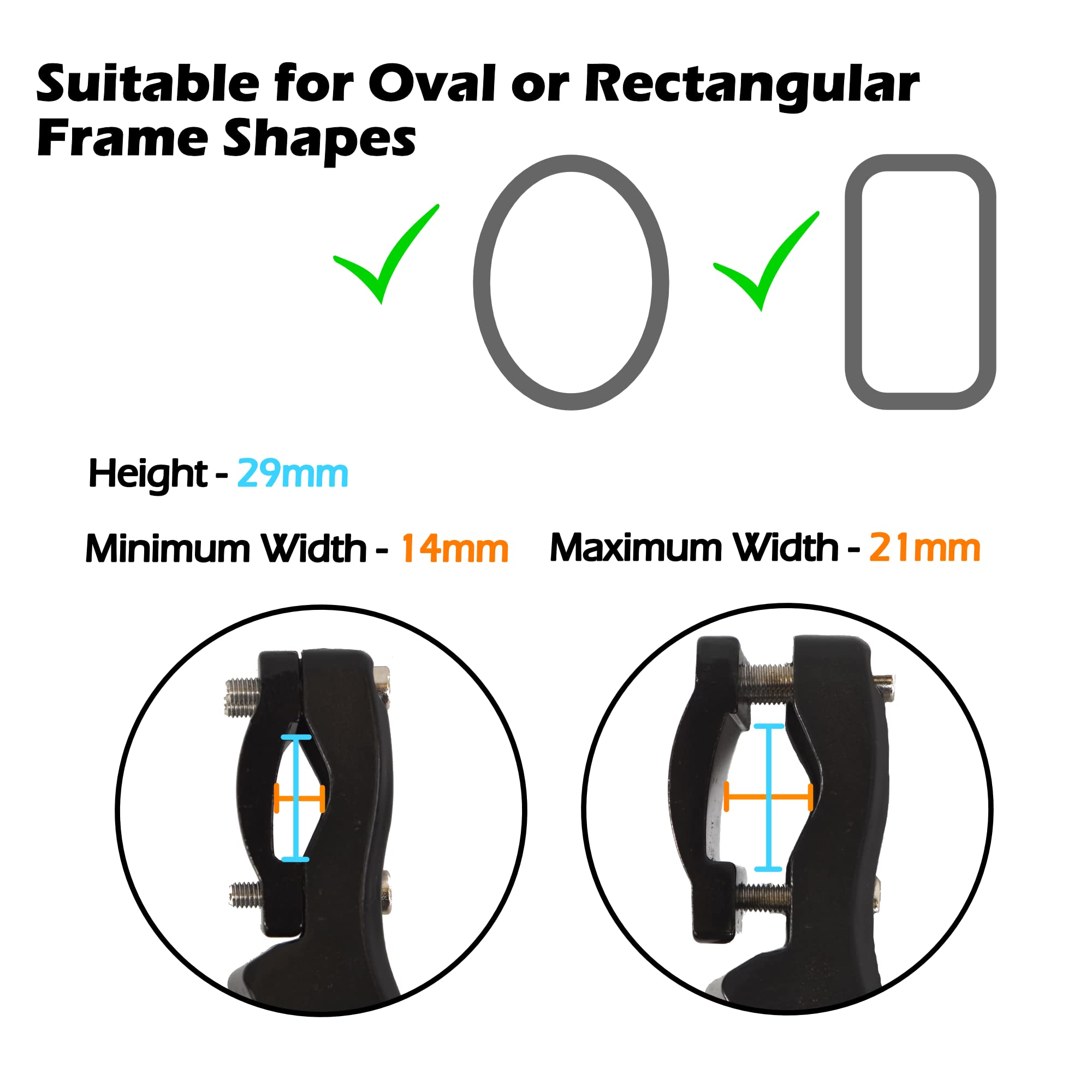 Lumintrail kickstand allows any-angle stance for level or uneven ground.