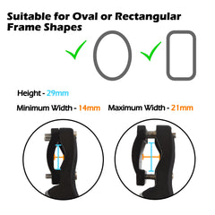 Lumintrail kickstand allows any-angle stance for level or uneven ground.