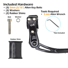 Lumintrail kickstand clamp protection shields the frame during mounting.