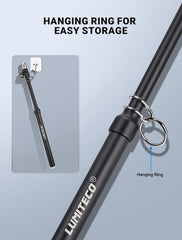 LUMITECO brass-core chuck delivers reliable tire pressure measurements.