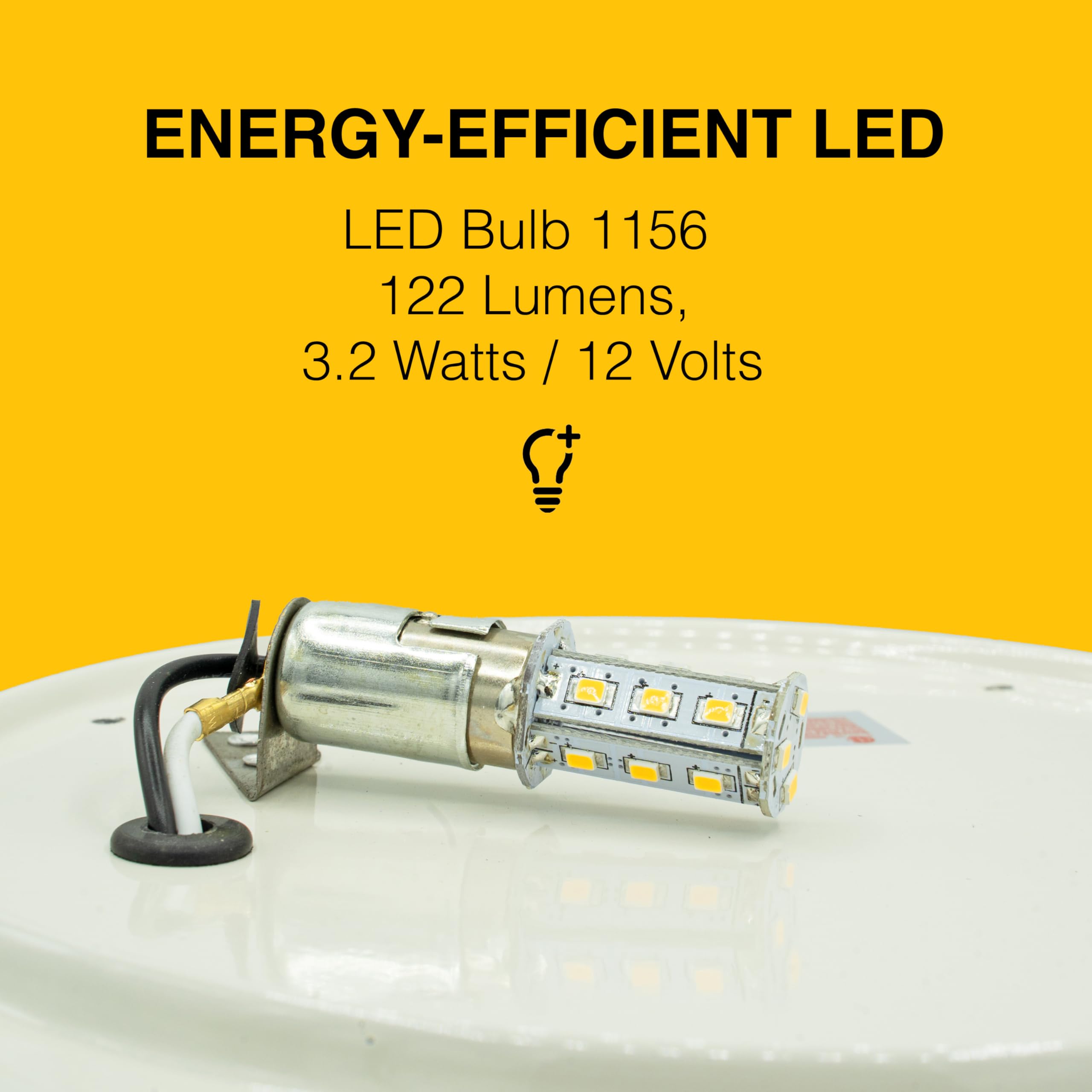 Lumitronics LED 1156 with 122 lumens offers bright, energy-efficient lighting