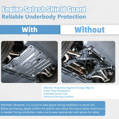 Lumlazni front drive motor protection guards against debris.