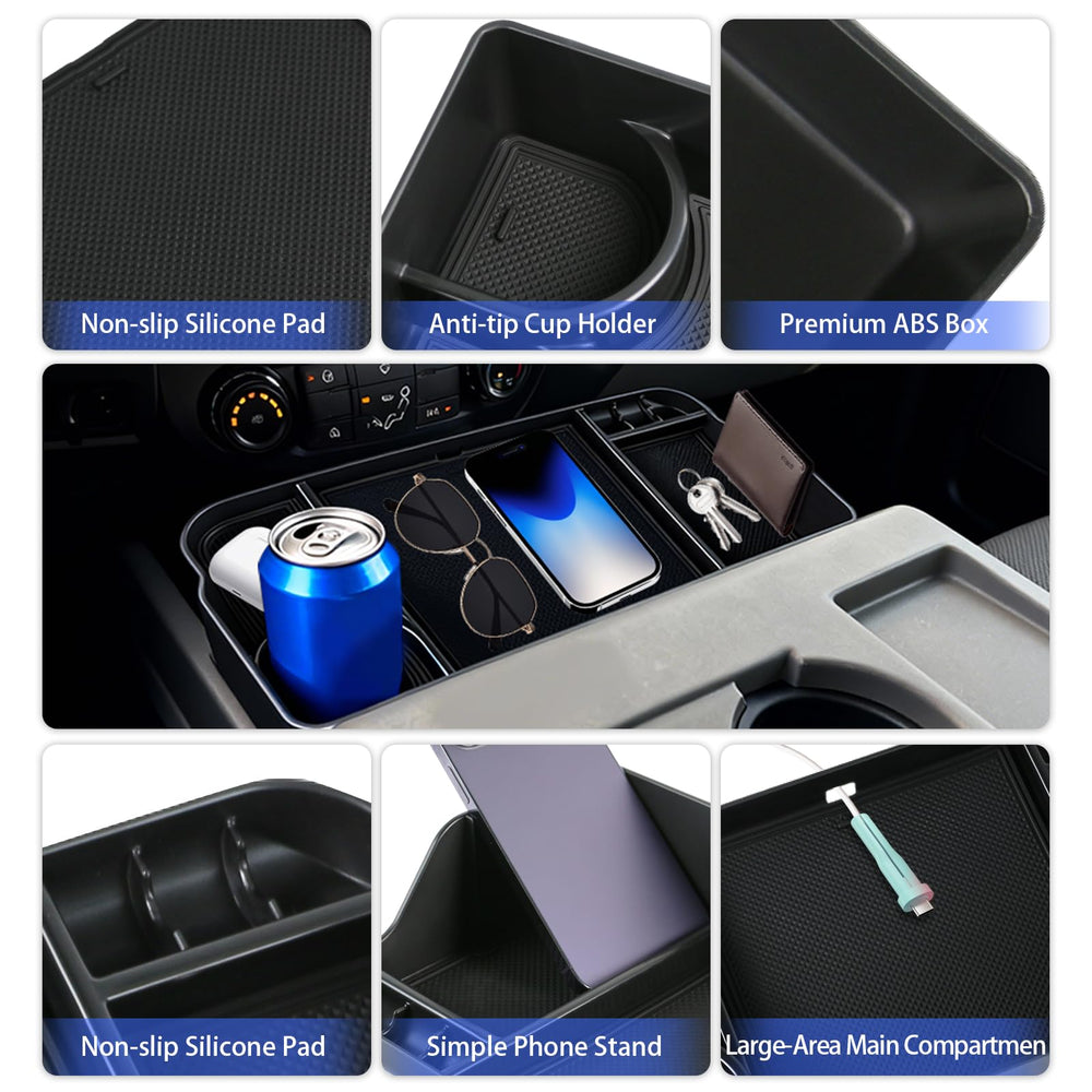 Lumlazni phone rest supports device on front seat for quick use