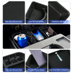 Lumlazni phone rest supports device on front seat for quick use