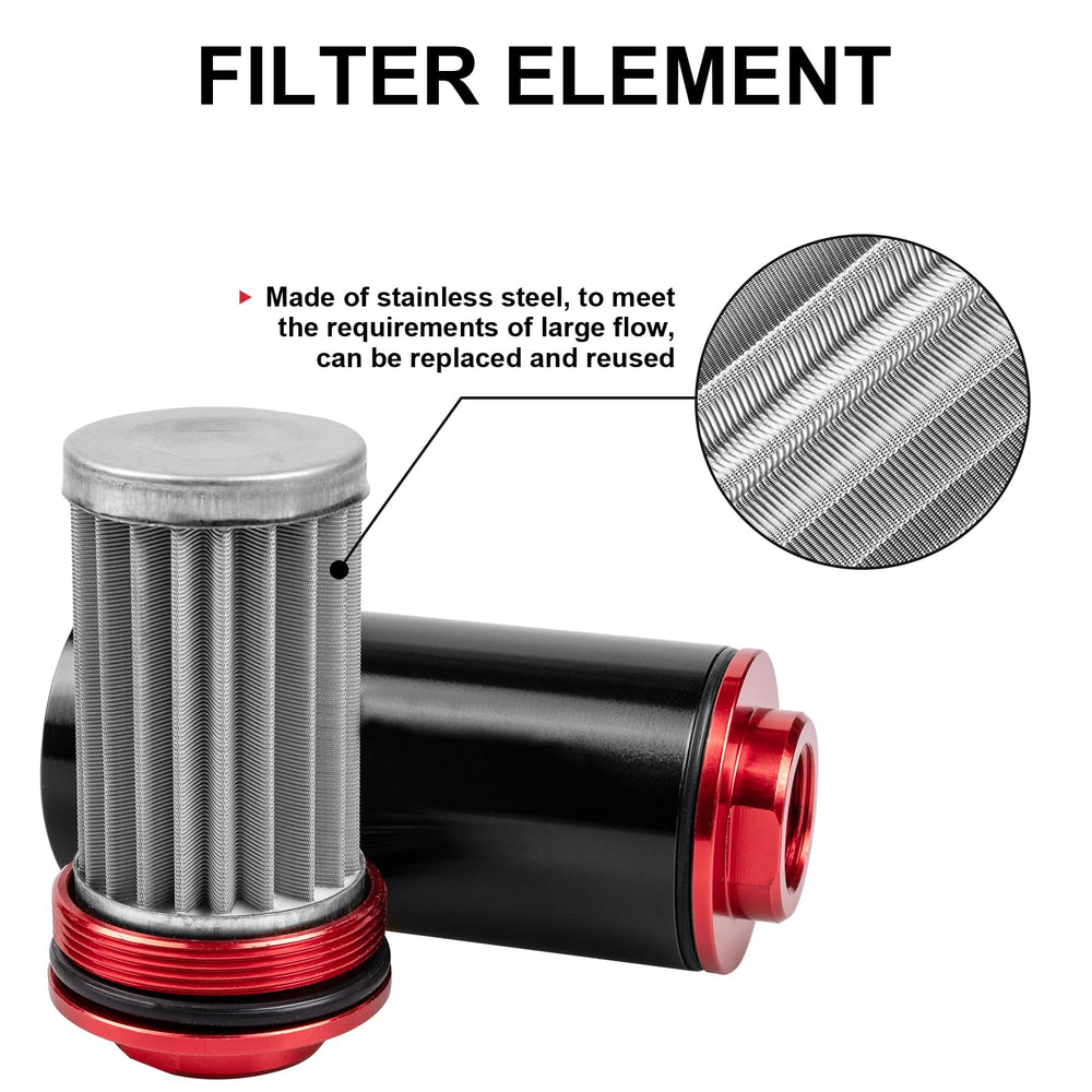 Luney 10AN adapter pair for larger fuel lines and setups.