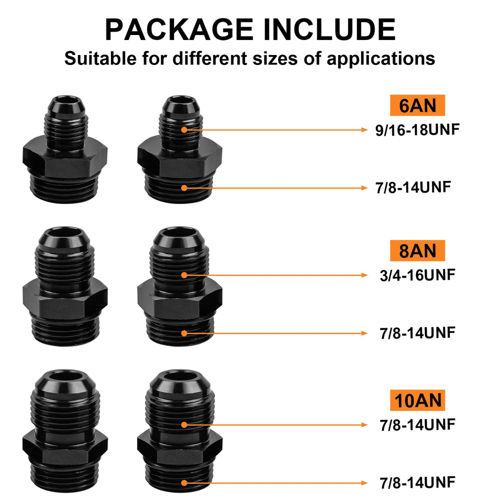 Luney 8AN adapter pair for versatile in-line installation.