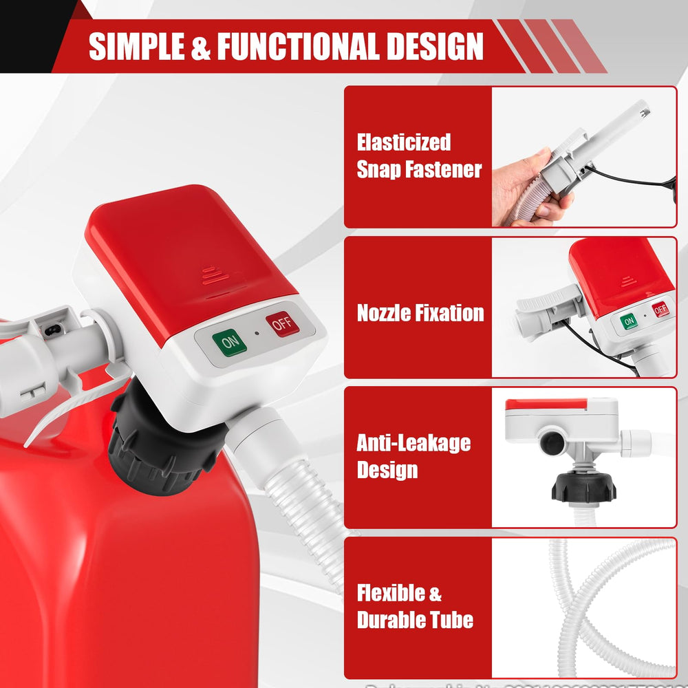 Luney battery-powered pump offers cordless operation.