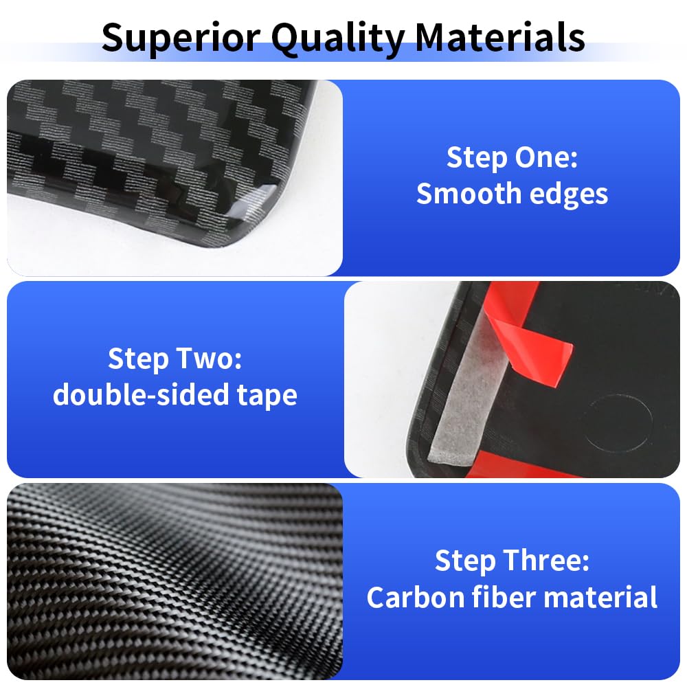LUNQIN self-adhesive back enables simple, non-destructive installation.