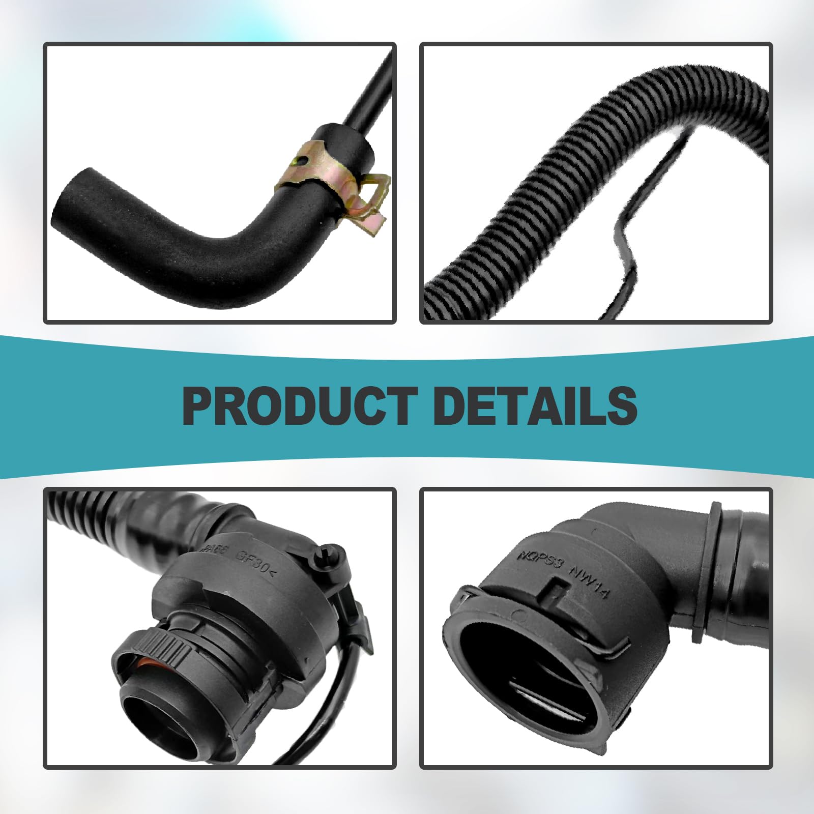 Lunwag PCV hose bypass on Chevy Sonic enables proper venting.
